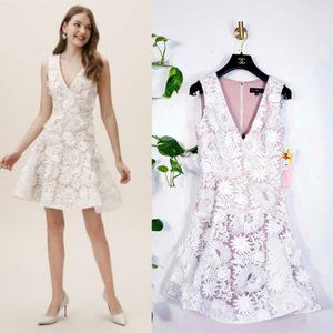 NWT Betsy & Adam Floral Cocktail Party Mini Dress